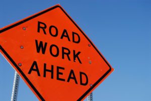 Robert Sierra Jr. by Excavator on Ridgecrest Road [Victorville, CA]