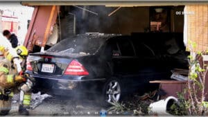 8 Injured After Car Crashes into Restaurant on Interstate 805 [San Diego, CA]