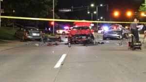 1 Killed in Three-Vehicle Collision on 110 Freeway [Los Angeles, CA]